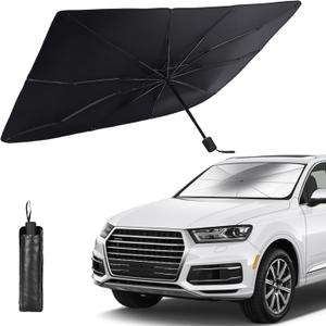 Foldable Car Windshield Umbrellas, Sun Shade Umbrella for Front Windows, Suitable for Windshields of Various Car Models (Small)