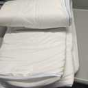 Queen Mattress Pad Cotton Mattress Pad Cover Quilted Mattress Cover 18-22" Deep Pocket Mattress Protector Queen Size Thin Down Alternative Filling Noiseless & Breathable