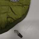 Warm Dog Winter Coat, Fashion Sports Cold Weather Jacket with Built-in Harness, Reflective & Adjustable Comfortable Pet Vest, Windproof Apparel for Small Medium Large Dogs (Green), Size S