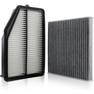 GoaMotors Engine Air Filter 17220-5LA-A00 and Cabin Filter 80292-SDA-A01 Compatible with Honda CR-V CRV 2.4L 2015-2016 Engine Air Filter Replacement