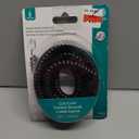 Power Gear Coiled Telephone Cord, 4 Feet Coiled, 25 Feet Uncoiled, Phone Cord works with All Corded Landline Phones, For Use in Home or Office, Black, 76139