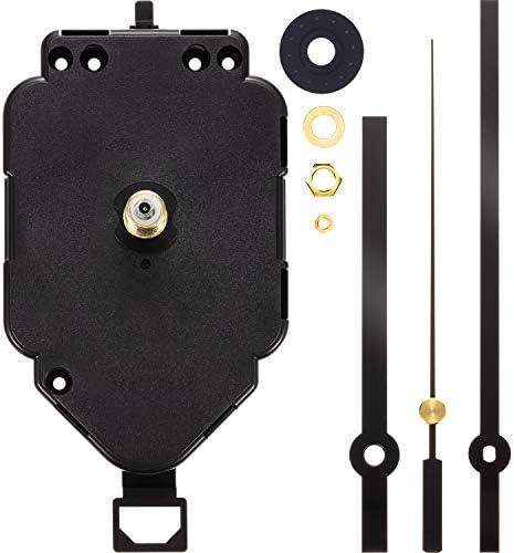 Gejoy Pendulum Clock Mechanism Replacement Kit Replacement Long Shaft Quartz Clock Hands Movement Mechanism for DIY