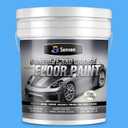 Acrylic Concrete & Garage Floor Paint 5 Gallon Blue 900-1100 sq.ft Interior/Exterior Concrete Paint for Basement Floors, Porch, Driveways Concrete Coating Semi Gloss, 640 Fl Oz