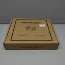 File Organizer Box with Lid,Hanging Filing Folder Organizer for Document Storage with Plastic Slide, Letter-size File Holder Filing Box for Office/Home/Decor/1Pack