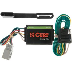 CURT 55336 Vehicle-Side Custom 4-Pin Trailer Wiring Harness, Fits Select Honda Accord, CR-V, Odyssey, Pilot, Acura Integra, CL, RL, TL, MDX