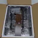 LELELINKY 3 Tier End Table,Record Player Stand with Storage Up to 100 Albums,Turntable Stand for Vinyl,Brown Records Shelf for Living Room Bedroom