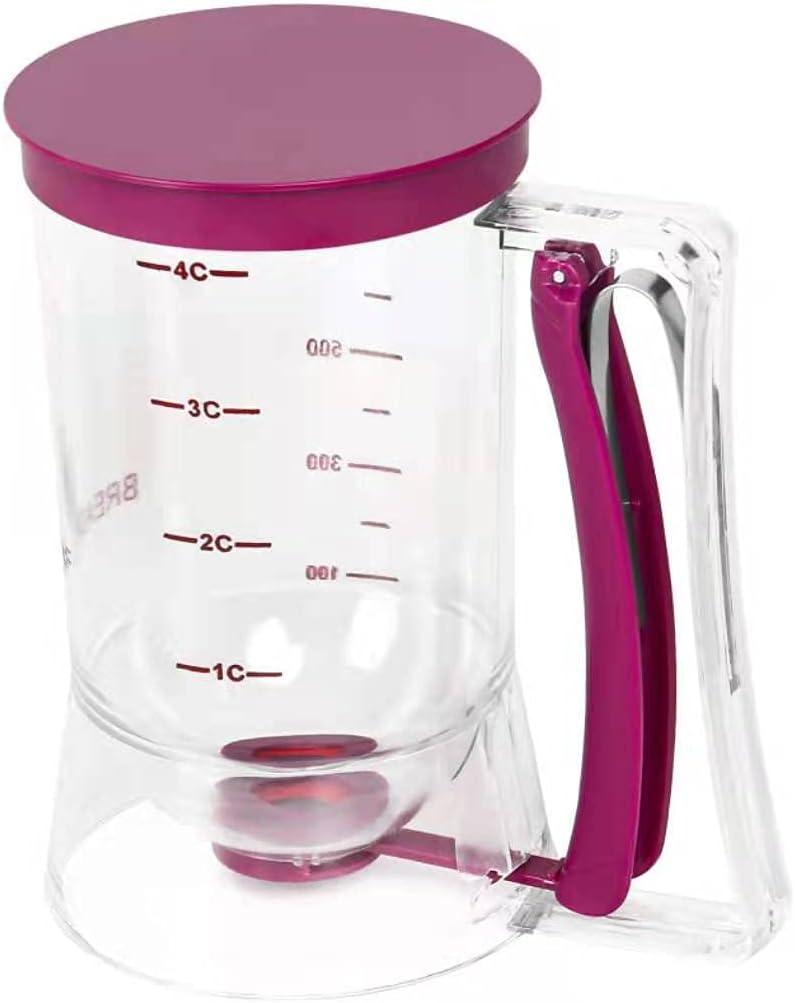 Cupcake Batter Separator for Baking - Measuring Tool with Cream Separator Cups, Best Gift for Friends (Purple)