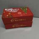 2 x Flechllary 3ft DIY Felt Christmas Tree for Toddlers, Set Plus Snowman Advent Calendar with 33 Removable Ornaments, Wall Hanging Xmas Gift for Kids with String Lights (Batteries Not Included)