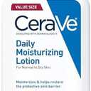 CeraVe Daily Moisturizing Lotion for Dry Skin, Body Lotion & Face Moisturizer with Hyaluronic Acid and Ceramides, Daily Moisturizer, Fragrance Free, Oil-Free, 19 Ounce