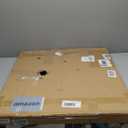 Folding Coffee Tables for Small Spaces Foldable Industrial Sofa Center Table Triangle Design Wood Framed Coffee Table Mid Century Rustic Brown Floor Desk for Living Room Balcony