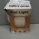AVV Wall Sconces Set of Two, Wall Lamp Plug in with On/Off Switch, 2700K 4000K 5000K Selectable, Wall Lights for Bedroom, Living Room, Wall Decor for Bedroom, Fabric Linen Lamp Shades