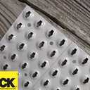 Peg Lock Boards  Display Organization System 4x24 In 2 Pack