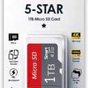 1TB Micro SD Card High Speed Class 10 Micro SD SDXC Card with Adapter