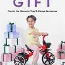 KRIDDO Kids Tricycles Age 24 Month to 4 Years, Trike for 2.5 to 5 Year Old, Gift Tricycles for 2-4 Year Olds, Trikes for Toddlers, Red