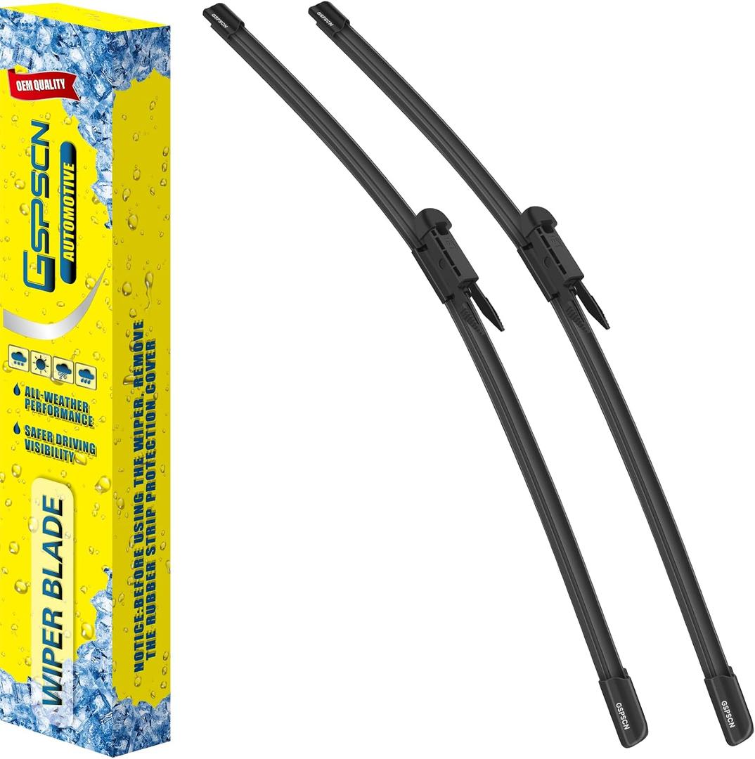 GSPSCN 2 Wipers For Ford Edge 2023-2015，Escape 2019-2013，Focus 2018-2012，Transit Connect 2022-2014，Original Equipment Windshield Wiper Blades Set 28"+28" (Set of 2)