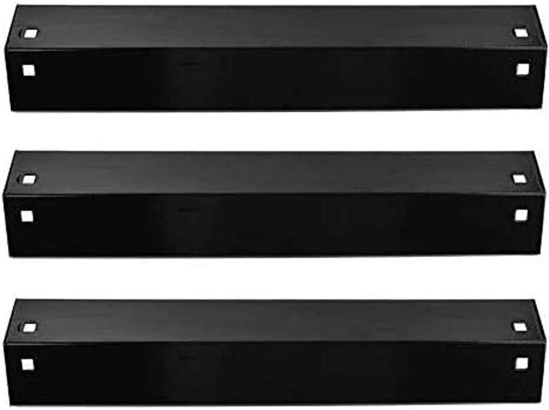Grill Replacement Parts for Char Griller Chargriller 5050 5650 3001 Grills, Porcelain Steel Heat Plate, Heat Shield, Flame Shield, Burner Cover, Flavor Bars Replacement for Chargriller, King Griller