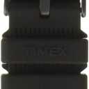 Timex 20mm Quick-Release Strap (Black Silicone/Black)