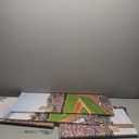 Sports Stadium Canvas Wall Art Wrigley Field in Chicago Paintings Chicago Cubs Prints on Canvas Modern Artwork Pictures for Living Room Bedroom Wall Decor Giclee Framed Ready to Hang, 60"Wx40"H