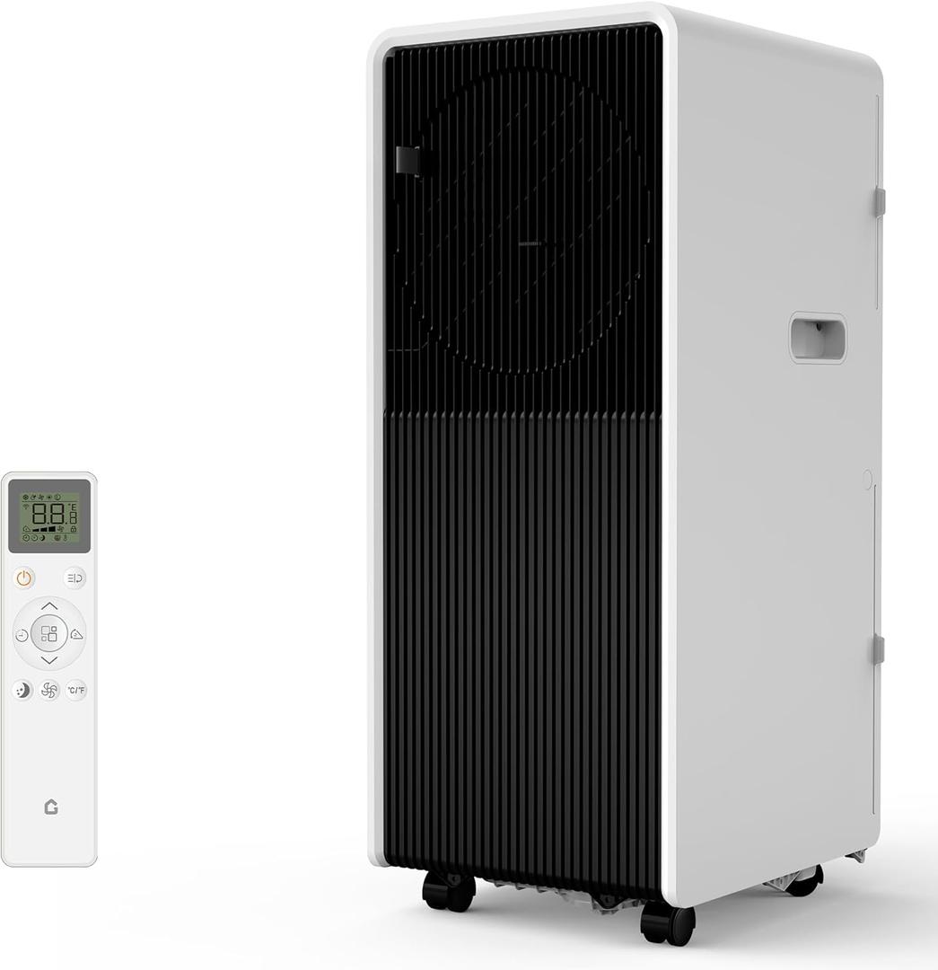 14000 BTU Portable Air Conditioners - Large 3-IN-1 Standing AC Unit Cooling Up to 750 Sq.Ft - Quiet Air Condicionado with Remote Control, Cool, Fan, Dehumidifier, 24H Timer - Room Bedroom Indoor Floor