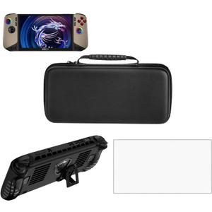 Three-in-one Kit for Claw 8 AI+ Storage Bag & TPU Cover & Tempered Film Drop-proof Anti-slip Impact Resistant Anti-scrtach Fingerprint-proof Console Accessories