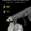 InoKraft Undercoating Spray Gun with Suction Feed Cup, 360 & Straight Spray Hoses, for Truck Bed Liner Coating, Rubberized Undercoat, Rust Proofing
