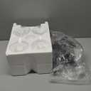 4-Light Bathroom Light Fixtures, Matte Black Modern Vanity Lights with Clear Glass Shades, Bathroom Wall Lamp for Mirror Living Room Cabinet Bedroom Porch