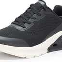 Skechers Womens Glide Step Arc Waves 2.0 (6.5, Black/White)