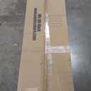 FDW Room Divider 6FT Wall Divider Wood Screen 4 Panels Wood Mesh Hand-Woven Design Room Screen Divider Indoor Folding Portable Partition Screen, Black