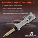 Boat Steering Cable Kit Back Mount Rack-and-Pinion 13FT 14FT 15FT 16FT Compatible with Seastar Teleflex. SS141XX Marine Steering System for Outboard & Stern Drive Engines