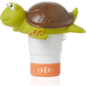 XY-WQ Turtle Chlorine Floater for 1" Tab ONLY, Mini Floating Pool Chlorine Dispenser