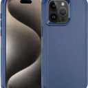 2 x for iPhone 15 Pro Max Case, 3 in 1 Heavy Duty Protection Phone Case for 15 Pro Max, 3-Layers [Shockproof] [Dropproof] Case Cover for Apple 15 Pro Max 6.7 inch (Seablue)