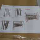 Shoe Rack 4 Tier Long Storage Organizer Wide Metal Shoe Shelf for Closet Entryway Black