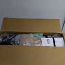 HOMLAND Bariatric Walkers for Seniors, 500lb Heavy Duty Rollator Walker with Extra Wide Padded Seat, 8 All Terrain Foldable Rolling Walker with Dual-Height Adjustable (Burgundy)