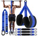 HOXWC Pull Up Assistance Bands, Adjustable Heavy Duty Resistance Band for Pull Up, 3 Pull Up Bands, Comfortable Fabric Feet/Knee Rest, Assistance Bands for Pull-Up, Home Fitness, Body Stretching