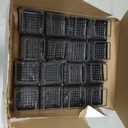 MAYZOLOP Chair Sliders for Carpeted Floors, 16Pcs Chair Glides Square Furniture Sliders Carpet, Teflon Table Leg Protectors Sliders for Carpet, Make Furniture Glides Move Easy(Fit 1.4-1.8", Clear)