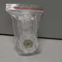 Transparent Crystal Shower Knob Replacement 2 Piece Dual Control Handles for Shower Tub and Sink Faucets Hot Cold Knobs Easy Install