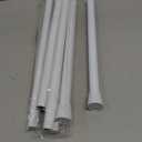 AIZESI 2PCS Shower Curtain Rod 30-64 Inch Adjustable Curtain Rods Never Rust & Non-Slip No Drilling Shower Rod Spring Tension Curtain Rod for Bathroom Doorway Window Closet Cupboard, White