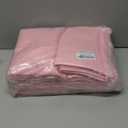 8 Pack Premium Pink Tablecloth 60 x 102 Inch, Rectangle Table Clothes for 6 Foot Rectangle Tables Washable Polyester Fabric Table Covers for Wedding Party Reception Banquet Buffet