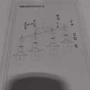 Bathroom Light Fixtures 4-Light, Brushed Nickel Vanity Light Over Mirror Dimmable 3 Color (3000K/4000K/6000K), Eye Protection LED Bathroom Lights Wall lamp Over Mirror with Clear Glass Shade