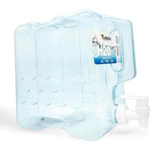 Arrow Home Products 2 Gallon Drink Dispenser for Fridge - Plastic Beverage Dispenser with Spigot for Easy Dispensing - BPA Free Plastic - Convenient Handle, Easy-Pour Spout
