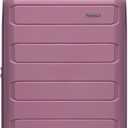 Traveler's Choice Pagosa Hardshell Expandable Luggage with Spinner Wheels, Mauve, 26-Inch Medium
