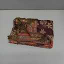 Plum Feathers Pashmina Scarf with Ethnic Tapestry Style Paisley Pattern - 67" x 28" Everyday Pashmina Travel Wrap and Shawl (Navy Orange Floral Paisley)

ASIN: B07QG63K