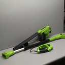 Earthwise CVPH43018 Corded 4.5 Amp 2-in-1 Convertible Pole Hedge Trimmer, Green