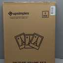 upsimples 18x24 Picture Frame Black 3 Pack, Scratch-Proof Poster Frames 18 x 24 for Photo Gallery - Slide-In Strips, Horizontal or Vertical Wall Mounting