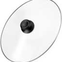 Oval Glass Crock Pot Lid 6 Quart Replacement for Hamilton Beach Slow Cooker 6 qt, Hamilton Beach Programmable Slow Cooker Replacement Parts Compatible with Hamilton Beach Crock Pot 33665G