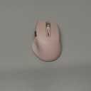 INFINMIND Wireless Bluetooth Side Scroll Mouse with Multi-Device, Ergonomic Computer Mice with Smart Flying Scroll, Quiet Click for Computer, Laptop, iPad, Tablet, MacBook (Pink)