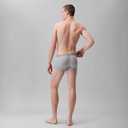 Calvin Klein mens Ultra Soft Modern Modal 3-pack Trunk (Medium, Grey Heather, Chalk, Saltwater Aqua)