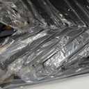 Round Bar Table Set of 4, Counter Height Pub Table, Bar Height Cocktail Table, Versatile Use, for Dining Room, Kitchen, Bar, Pub, Cafe, Rustic Brown and Black BT10L4BR