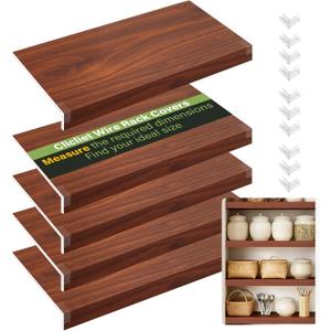Wire Rack Covers, 32*12 Inch Shelf Covers for wire Shelving, Easy to Cut Closet Wires Shelf Cover-0.31 inch Thick (Not Wood) Moisture Resistant Durable Shelves Cover, Easy Install for Pantry, Kitchen