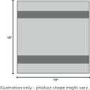 Tidal Blue Facial Washcloths Set of 6 Soft Cloths 10 x 10 100% Viscose Derived from Bamboo Spa-Like Feel Silky Face Cloth for Skin Cleansing